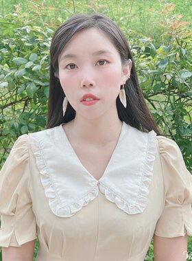 天然贝浪漫海边小众设计耳饰