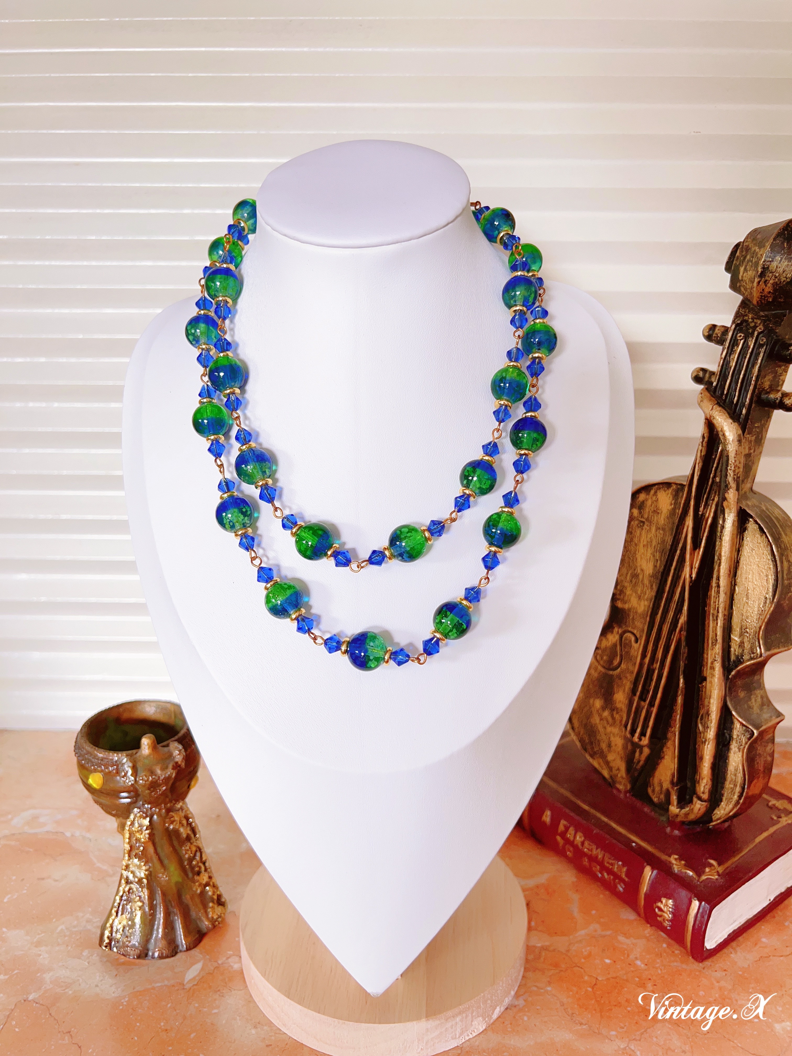 琉璃琉璃毛衣链毛衣链撞色复古