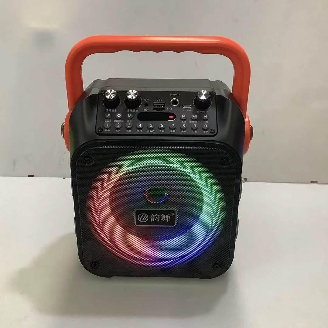 韵舞W78山水音响大功率300W广场舞音响送无话筒优先两支消除原音9