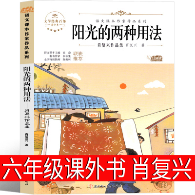 阳光的两种用法 肖复兴六年级必读课外书小学生下册语文同步阅读全本语文课本人教版北方妇女儿童出版社