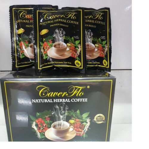马来西亚正品代购瓜拉纳玛Caverflo草本咖啡10袋*25g/盒假一赔十