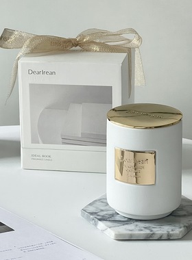 陶瓷版Dear lrean独特艾琳精油香薰蜡烛礼盒家用卧室高级香氛正品