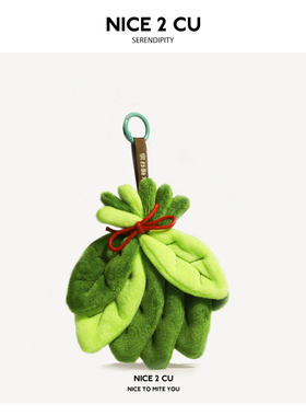 【去霉运】新款柚好运柚子叶挂件好运Good Luck挂饰可爱钥匙扣