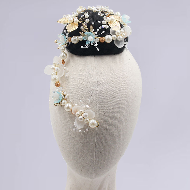 民族舞蹈桃李杯剧目滇南映少头饰独舞艺考古典傣族舞台表演发饰