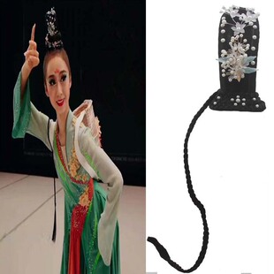 采菊东篱下舞蹈头饰桃花笺采菊东篱下演出头饰专业艺考演出头饰定