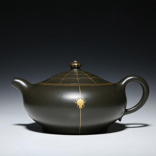 皖宣陶艺水墨风紫砂全手工cc正品