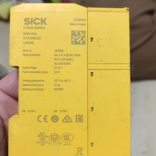 溢价-SICK1085345RLY3EMSS100安全继电