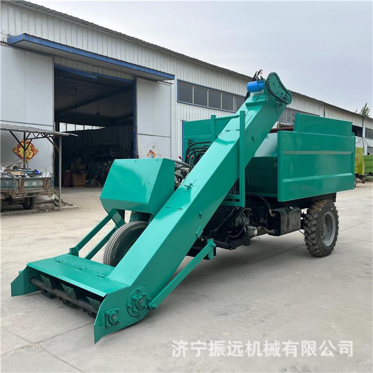 无级变速四轮清粪车养殖场牛舍粪便铲粪设备液压自动卸车刮粪机