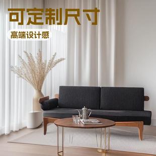 工厂缅甸柚木沙发家具小户型高级别墅客厅实木直排双人三人位沙发