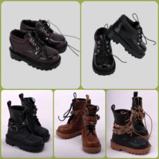 bjd场景道具娃屋 bjd娃鞋复古靴 长靴短靴 马丁靴sd皮鞋休闲运动鞋3分 4分大叔鞋子