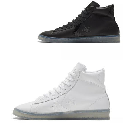 匡威男女系带水晶底休闲鞋