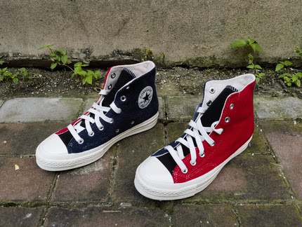 匡威Converse x Beyond Retro联名羊羔绒双色鸳鸯休闲鞋172267C