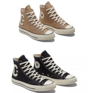 CONVERSE匡威黑色经典1970S三星标男女高帮帆布鞋A05966C A05967C