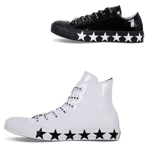 匡威Converse X MILEY CYRUS麦莉粒联名漆皮板鞋563719C 563720C