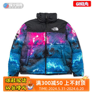 烽火 The North Face INVINCIBLE北面元宇宙霓虹斑纹羽绒服冲锋衣