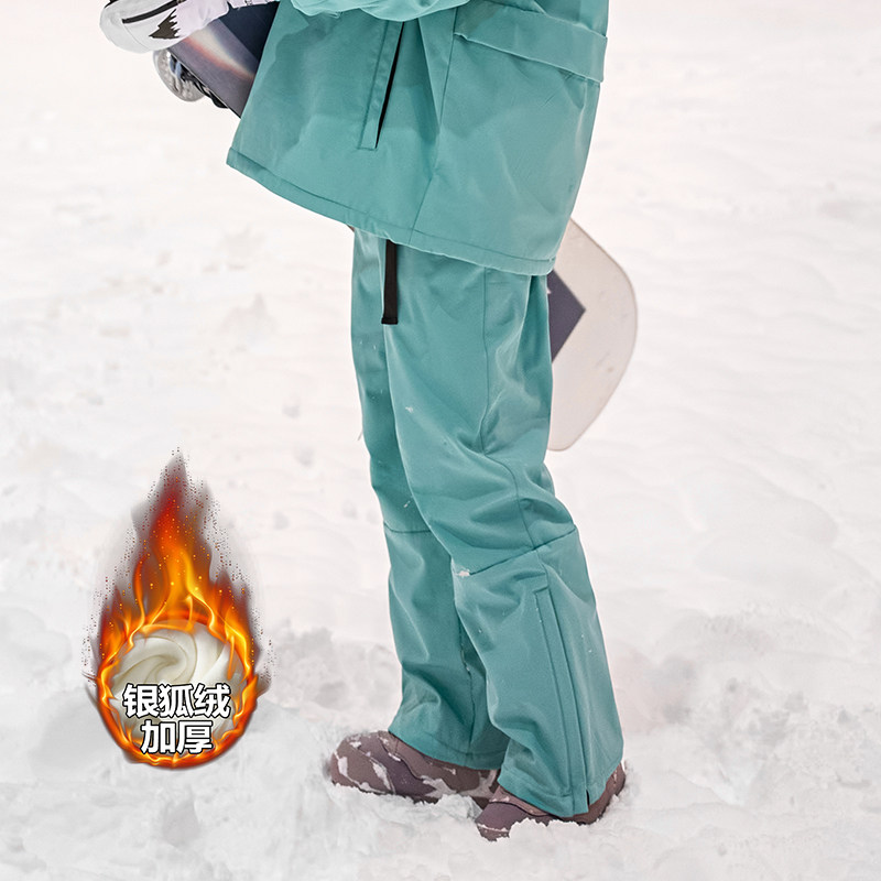 겨울 남성용 기능성 방한 싱글 및 더블 보드 어썰트 스키 팬츠 동북 영하 40도 바지 방풍 및 방수 등산 바지