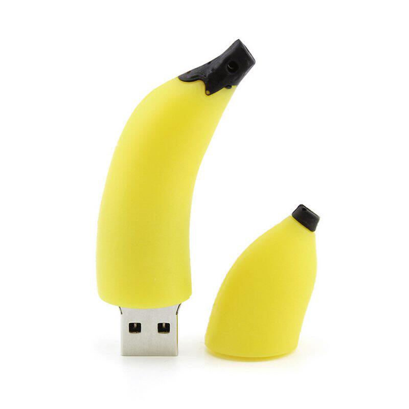保健品LOGO礼品宣32G传香蕉u盘随身碟