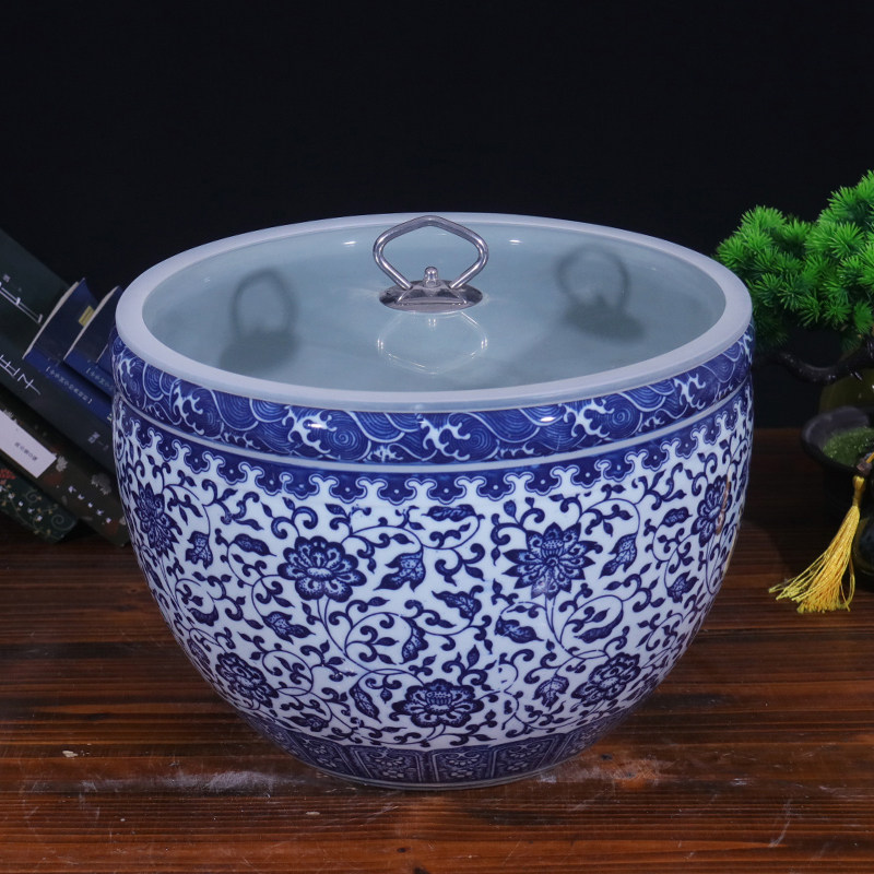 陶瓷酱菜缸带盖菜品展示大号盆图片