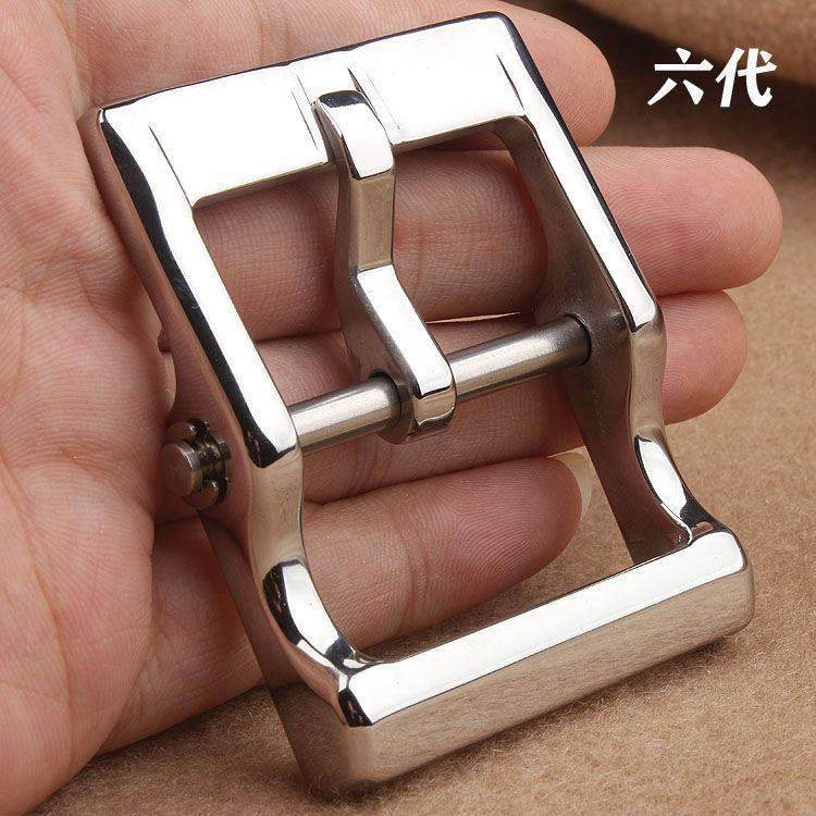4.0内径不锈钢六代日字针扣男士高档皮带扣卡子腰带配件