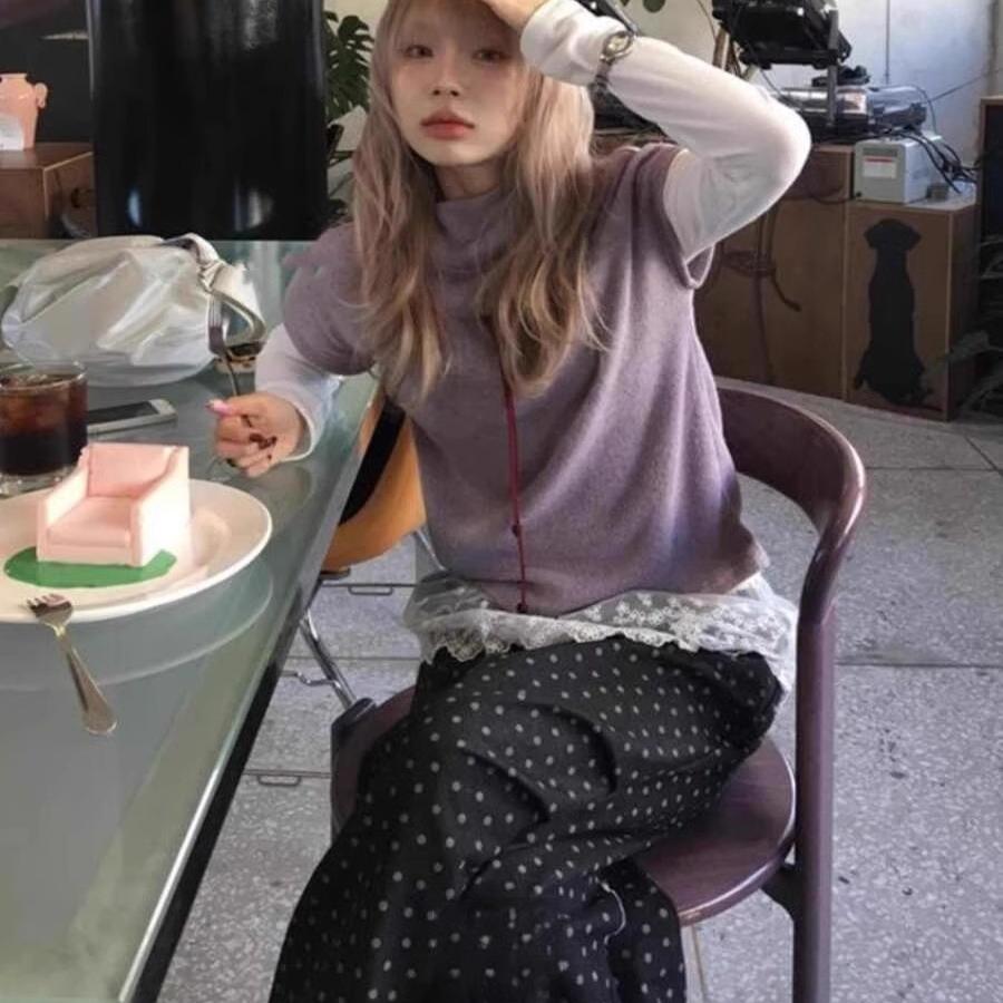 半高领休闲显瘦百搭打底短袖T恤