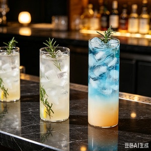 高硼硅耐热超薄极简耐热玻璃水杯绿茶杯牛奶杯微波炉明火均可加热