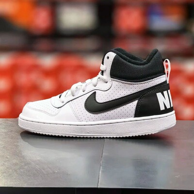 【奥莱】Nike/耐克Court Borough中帮复古运动百搭板鞋839977-101
