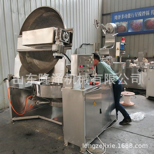 琥珀桃仁油炸机 全自动油炸机 坚果裹糖油炸机器设备