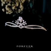 小巧精致闪钻刘亦菲明星同款 头饰新娘皇冠婚礼婚纱发饰品生日王冠