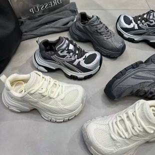 时尚 单鞋 老爹鞋 厚底增高四季 百搭休闲运动鞋 芭慕秀女2026早春新款