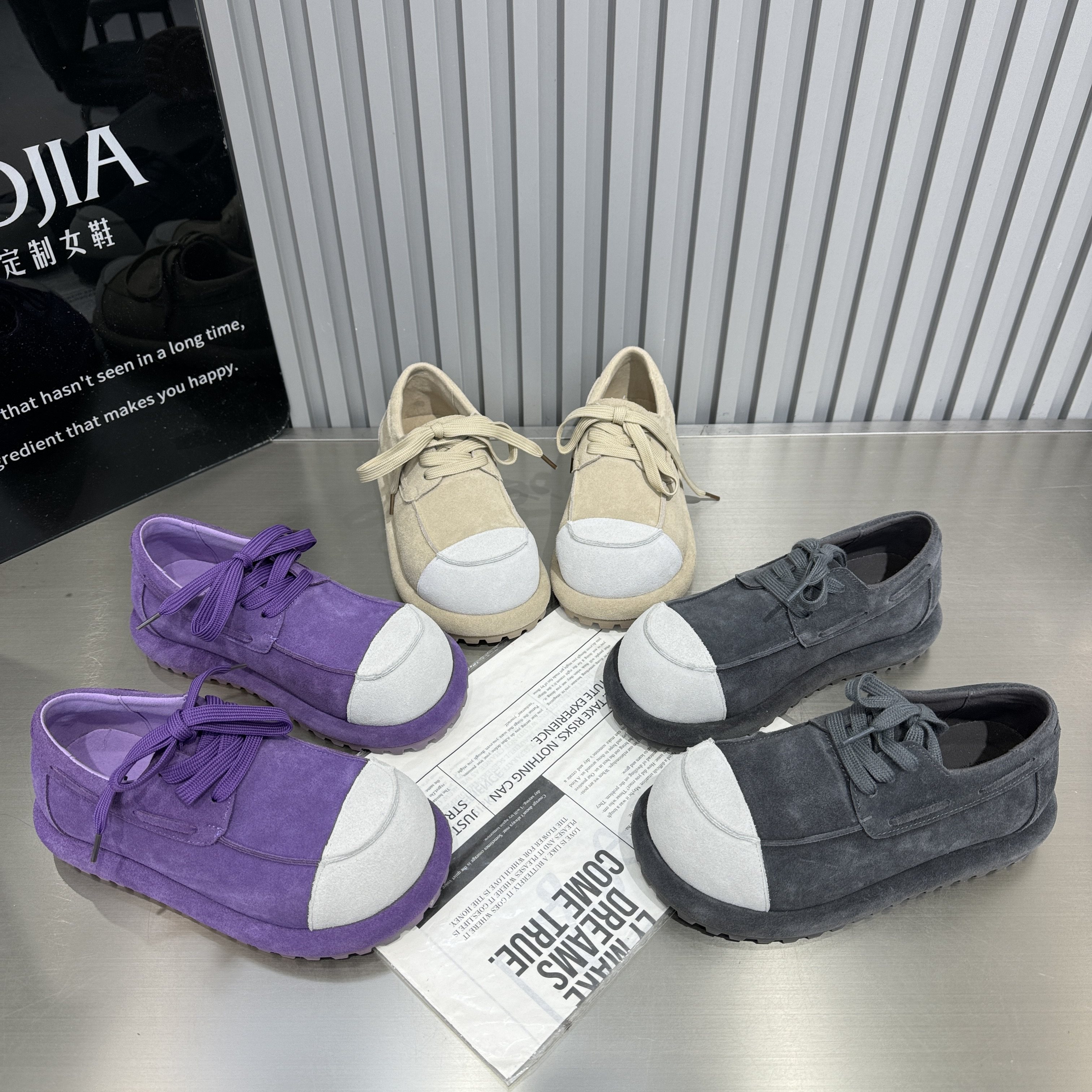 2026春季新款真皮纯皮平底百搭休闲女鞋勃肯鞋皮鞋豆豆鞋单鞋潮,女鞋,时尚休闲鞋,淘宝优惠券,粉丝福利购,淘宝优惠卷