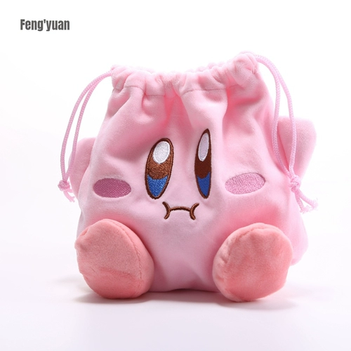 Милые салфетки, сумка для хранения, розовый мешочек, на шнурках