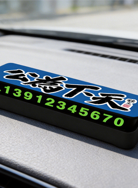 “天下为公”挪车手机号码牌停车临时停靠孙文孙中山陵南京爱国