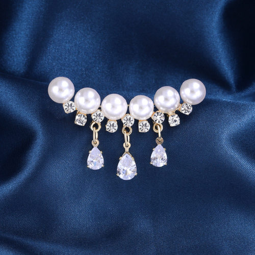 其他复古风合金女流苏胸针高档