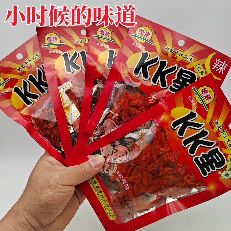 湖南特产KK星辣条面筋辣片麻辣丝