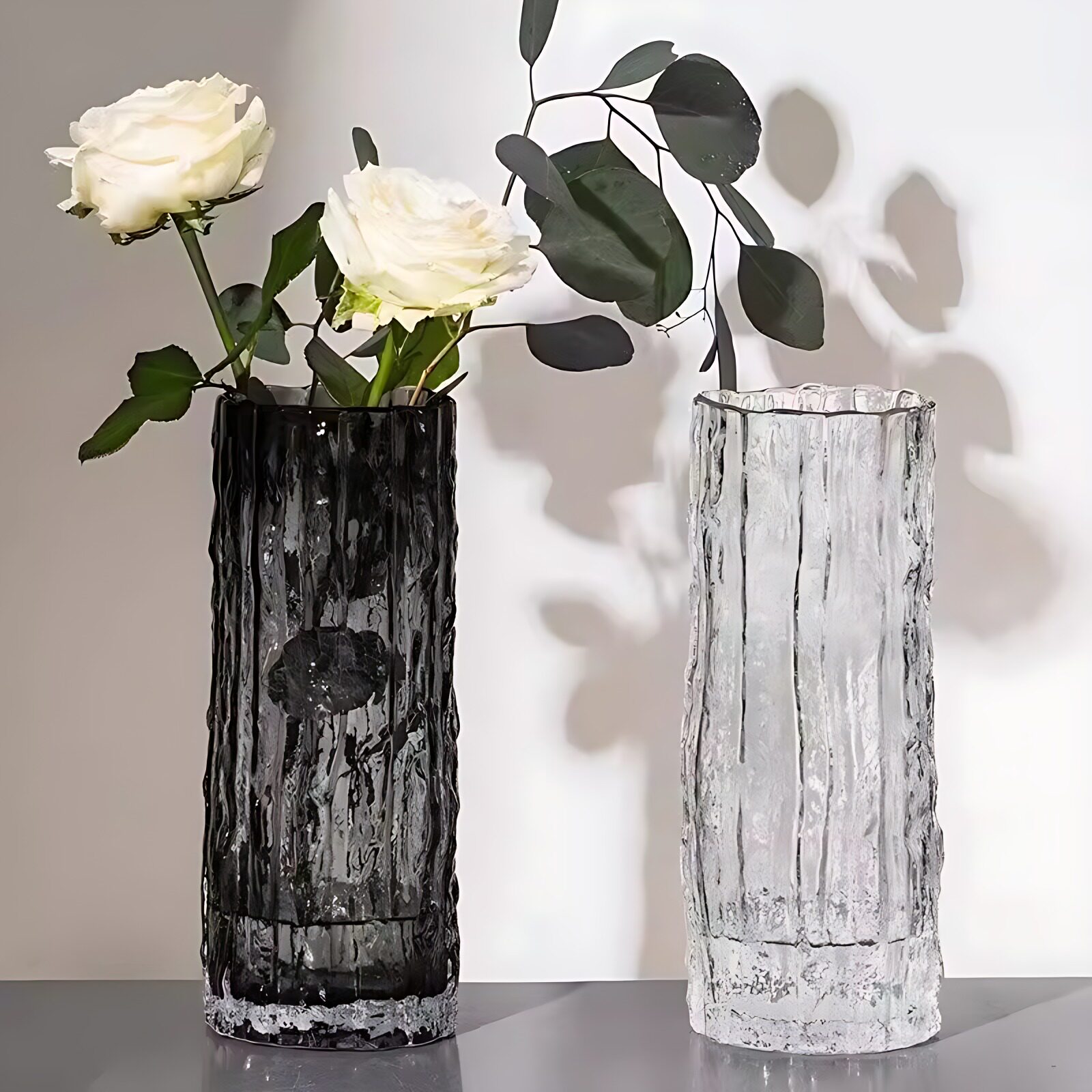 玻璃花瓶透明插花水养鲜花富贵竹