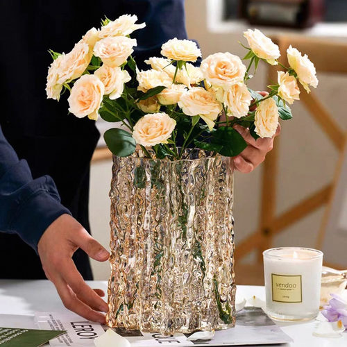 花瓶玻璃透明水养插花高颜值