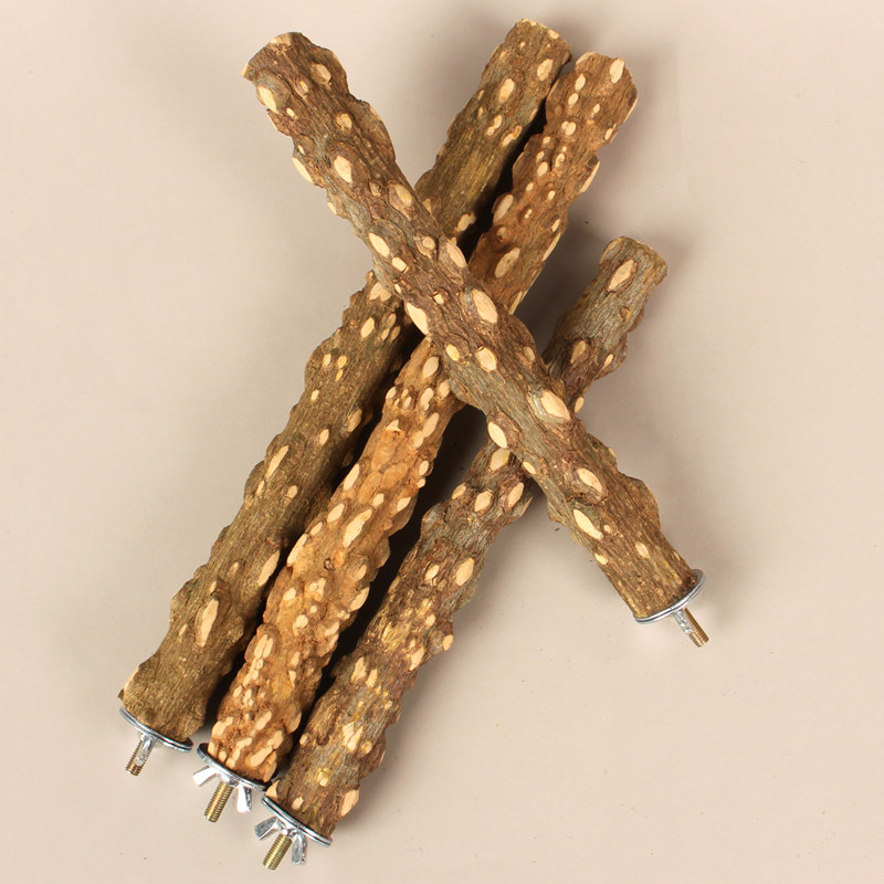 可定制花椒木站杆站棍鹦鹉用品虎皮牡丹文鸟珍珠玄凤啃咬玩具木棍