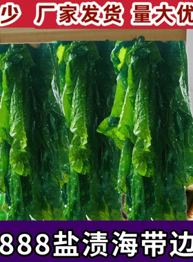 盐渍海带边绿边薄海带大连特产海带条火锅麻辣烫食材商用海带