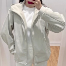 日单秋冬女装防风拉链连帽外套内里摇粒绒户外防水休闲夹克472150