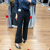 通勤休闲显瘦裤 西裤 聪明裤 子秋冬新款 日单女装 479721 弹力喇叭裤