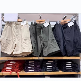 户外机能运动工装 尼龙休闲短裤 裤 宽松五分中裤 482937 男装 夏季 女装