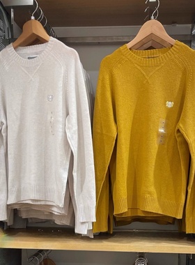 男女情侣款柔软绵羊毛圆领针织衫长袖毛衣毛衫打底衫秋冬季485271