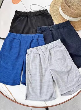 日单2023夏季童装男童女童吸湿排汗速干冷感高弹力运动短裤454520