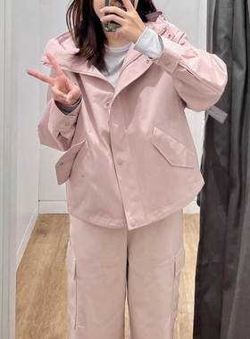 牛货！日系春季新款女装时尚百搭休闲连帽外套登山服夹克465467