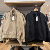 春季 拉链休闲宽松夹克上衣484610 哈灵顿茄克外套立领长袖 男装 女装