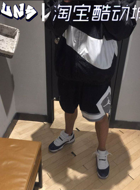 JORDAN DNA Distorted 阴阳撞色拼接篮球短裤 AJ1113-011 AJ1115