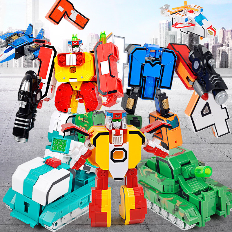 Children’s Toys 123 number Transformers Fit Puzzle robot ABCD letter suit boy 3-6-8 yearin the Toy/Childs/Puzzle/Building block/Model , Children robot/Deform/Doll Toy , Other Doll Toys  category - from Buy2taobao.com to provide professional Taobao agent buy service