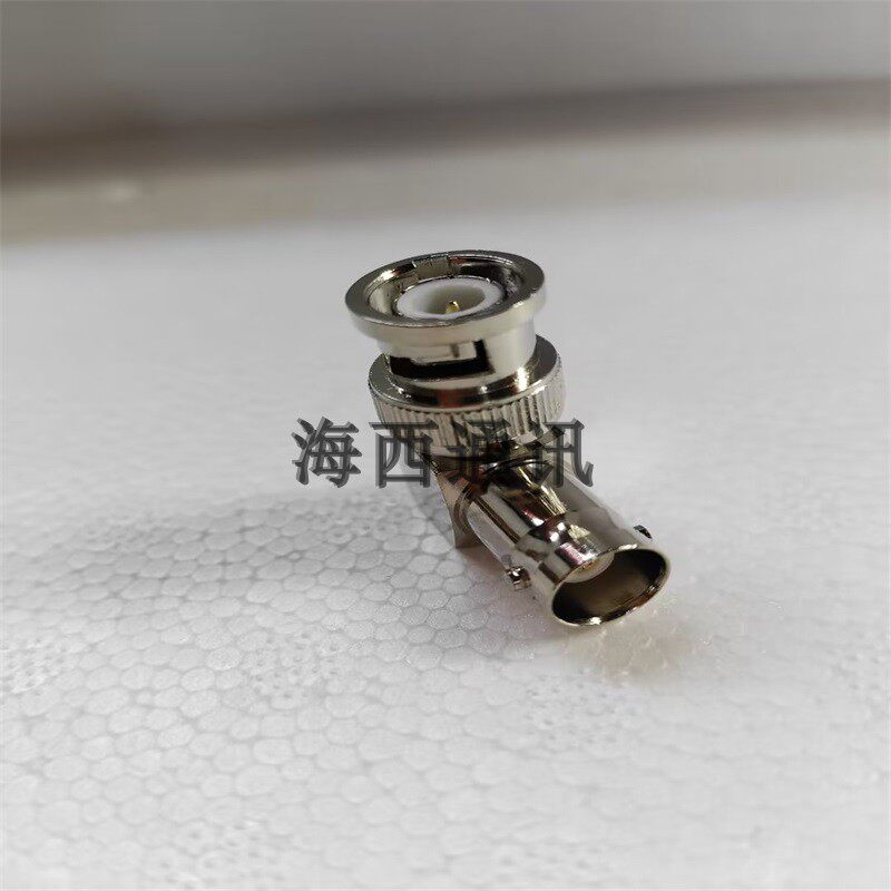 天线转接头BNC公转BNC母头直角转接头 Q9公头转Q9母座 话筒天线接