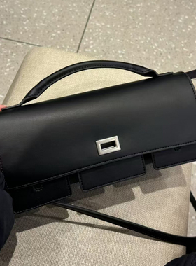 B家真皮女包时尚手提包单肩斜挎BelAir凯莉腋下包复古横款手拿包