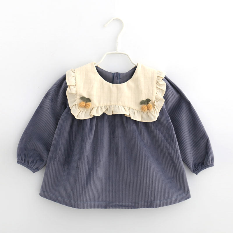 女孩宝宝灯芯绒罩衣防水反穿衣婴儿吃饭围兜防脏护衣儿童围裙秋冬,童装/婴儿装/亲子装,反穿衣/罩衣,淘宝优惠券,粉丝福利购,淘宝优惠卷